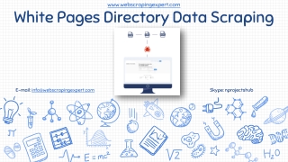 White Pages Directory Data Scraping