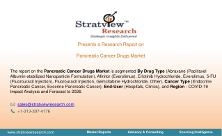 Pancreatic Cancer Drugs Market Trends, Dynamics & Market Insights