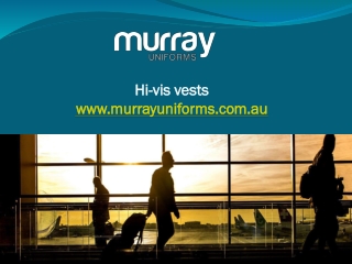 Hi-vis vests - www.murrayuniforms.com.au
