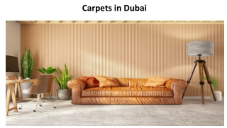 Carpets in Dubai