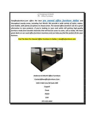 pre owned office furniture dallas