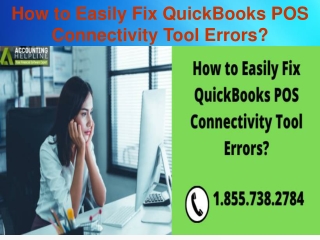 How to Easily Fix QuickBooks POS Connectivity Tool Errors