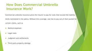 What Is Commercial Umbrella Insurance