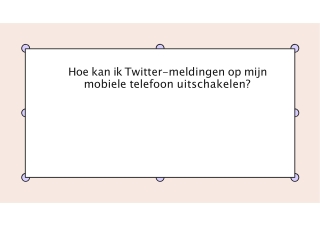 Hoe kan ik Twitter-meldingen op mijn mobiele telefoon uitschakelen