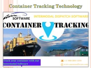 Container Tracking Technology