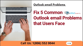 How to Fix 5 Outlook Problems that Users Face