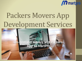 Packers Movers App Development Services