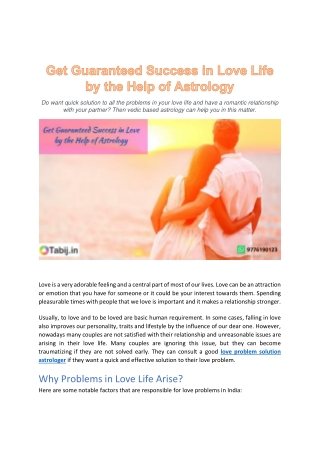 Get Guaranteed Success in Love Life by the Help of Astrology-converted