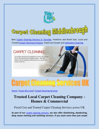 Carpet Cleaning Middlesbrough