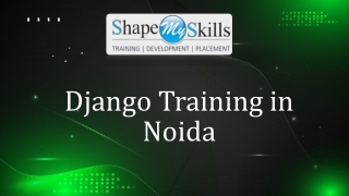 Django training in Noida