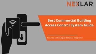 Best Commercial Building Access Control System Guide