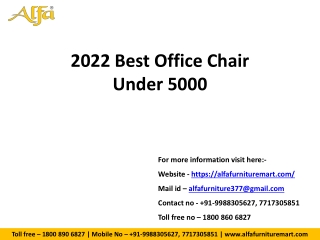 2022 Best Office Chair Under 5000