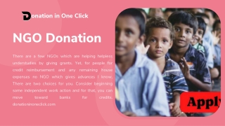 Online Donation || NGO Donation || CSR Funding || Private Funding ||