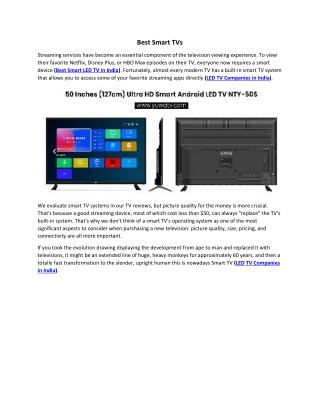 Best Smart TVs