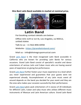 Latin Band