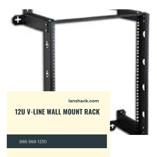 12U V-Line Wall Mount Rack
