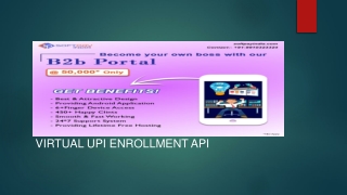 Virtual upi enrollment api