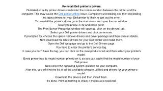 dell printer offline