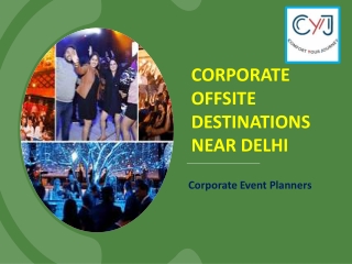 Corporate Offsite Destinations Near Delhi