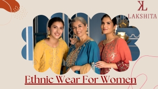 Ethnic Wear For Women Online - Lakshita