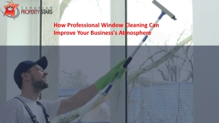 How Professional Window Cleaning Can Improve Your Business
