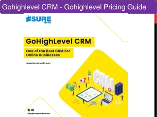 GoHighLevel CRM - GoHighLevel Pricing Guide