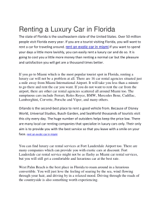 rent an exotic car in miami3