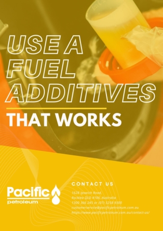 Pacific Petroleum Tips How Effective Fuel Additives