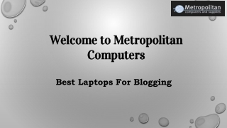 Best Laptops For Blogging
