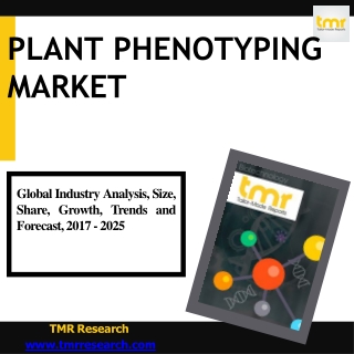 Plant Phenotyping : Innovations &Opportunities