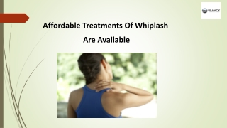 Whiplash Treatment