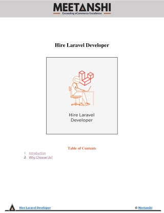 Hire Laravel Developer￼￼