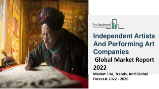 Independent Artists And Performing Art Companies Market Analysis, Industry 2031