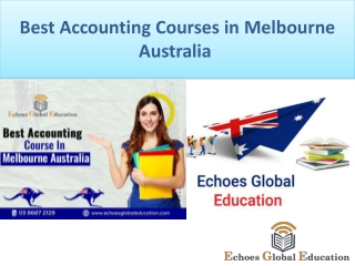 Accounting Courses in Melbourne