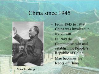 China since 1945