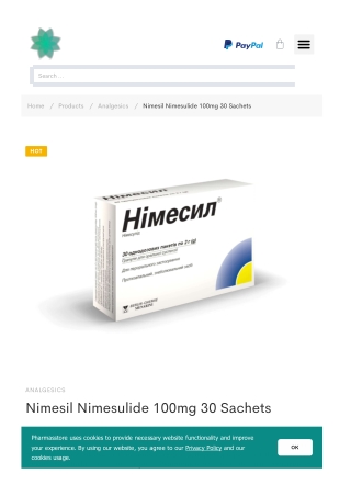 Nimesil Nimesulide 100mg 30 Sachets