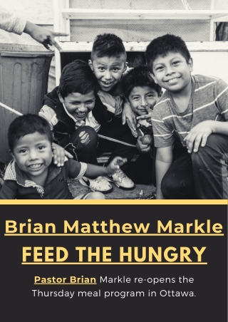 feed the hungry | Pastor Brian Markle Ottawa