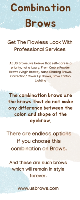 Combo Brows - Combination Brows  Info