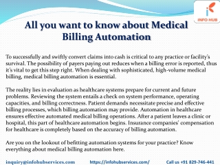 All you want to know about Medical Billing Automation