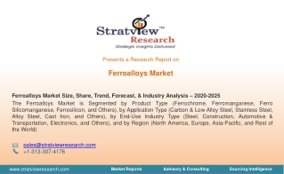 Ferroalloys Market Size, Share, Trend, Forecast, & Industry Analysis – 2020-2025
