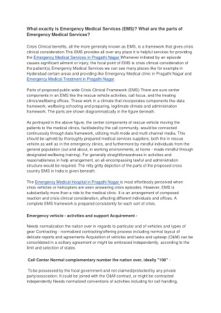 Namasvi (Emergency Medical Services ) - Google Docs