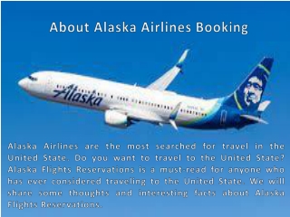 About Alaska Airlines Booking