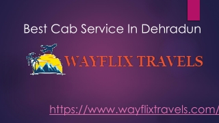 Best Cab Service In Dehradun
