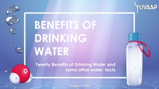 Twenty Benefits of Drinking Water