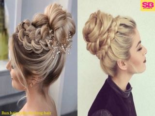 How do you make bun hairstyles for long hair?