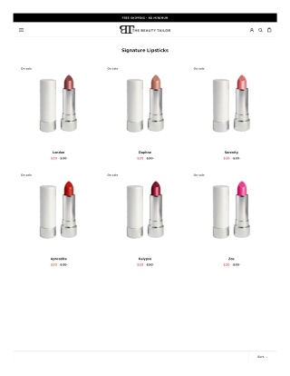 Signature Lipstick Colors