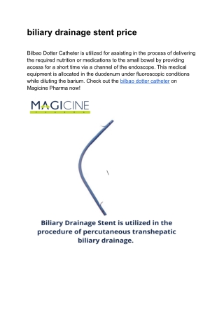 biliary drainage stent price-23