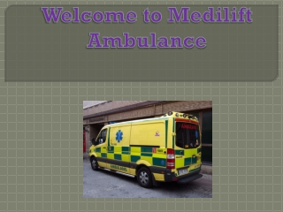 Swift Ambulance Service in Vasant Vihar by Medilift Ambulance Service