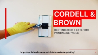 Interior and Exterior Painting Services