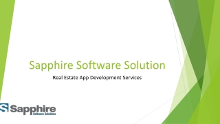 Real Estate App Development Services